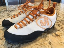 Merrell Sprint Rocker White Orange Women's Hiking Shoes 7.5 EUC