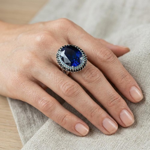 Anneaux halo faits main - , en