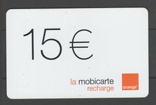 RECHARGE - LA MOBICARTE 15 € - PLUSIEURS DATES - LUXE - Télécarte ORANGE