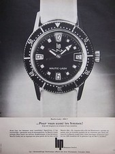 PUBLICITÉ DE PRESSE 1968 MONTRE LIP NAUTIC-LADY - ADVERTISING