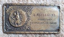 Plaque en tôle PUB Mécanicien Garage Automobile BUCEY-LES-GY/ HAUTE SAONE DPT70