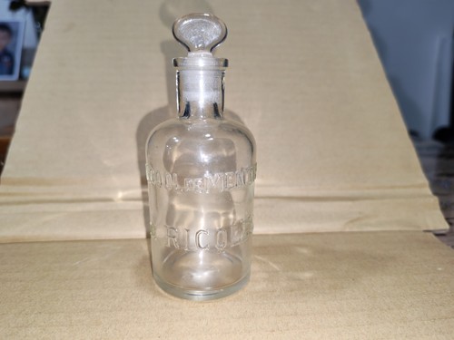 Ancien flacon alcool menthe - ancien,