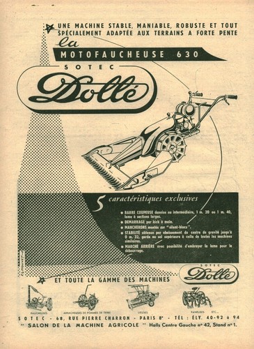 Publicité ancienne dollé - ancienne,