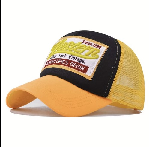 Casquette western jaune neuf - jaune,