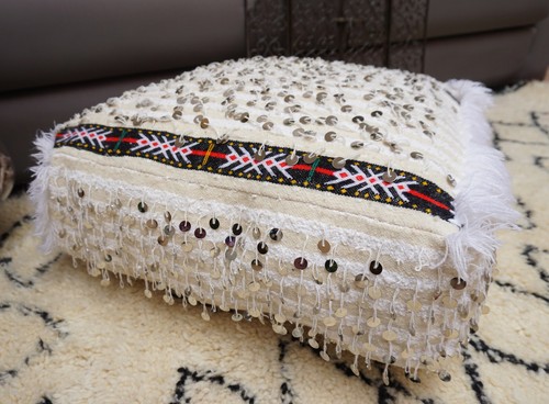 Moroccan ottoman pouf - moroccan, wedding
