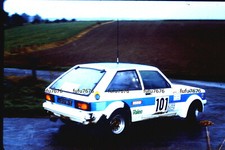 Diapositive Rallye de PICARDIE 1983 - TALBOT SUNBEAM LOTUS - Pilote : M. CIVADE 