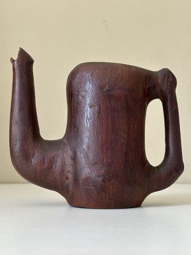 Pichet bois art brutaliste - bois,