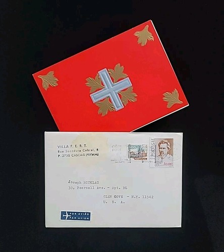 Carte noël royale signée - carte,