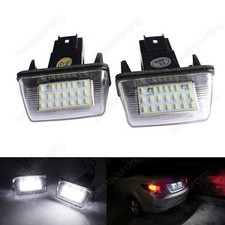 Feux LED Blanc De Plaque d'Immatriculation Citroën C3 Picasso C4 C5 SAXO XSARA