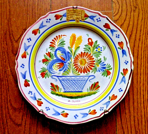 Ancienne assiette quimper - assiette, hb