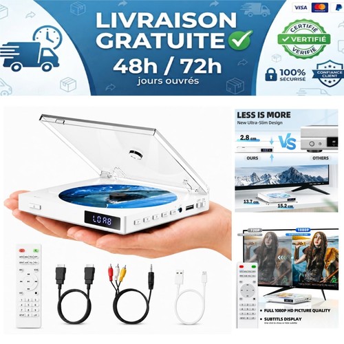 Lecteur dvd hdmi toutes - dvd,