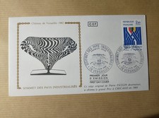 enveloppe premier jour 1982 sommet des pays industrialises