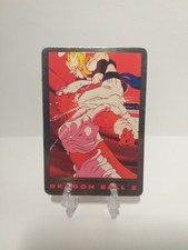 Carte Dragon Ball Z, Panini, VF, série 2. N°73 : Gogeta vs Janemba, BE / LP