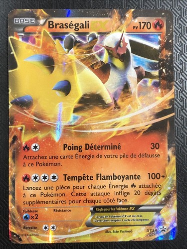 Carte pokémon braségali - pokémon, ex
