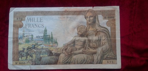 Billet banque mille - billet,
