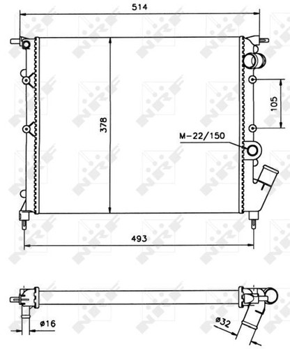 Radiateur renault rapid - renault,
