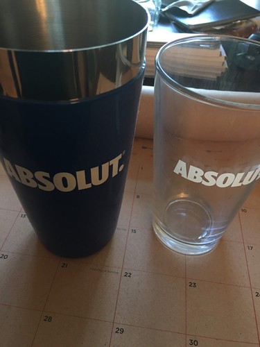 Brand new absolut vodka - vodka, shaker