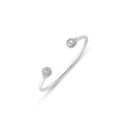 Torque bangle sterling silver - bangle,