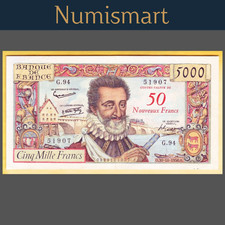 Billet France 50 NF sur 5000