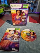 Jeu Zumba Fitness World Party Kinect XBOX 360 Complet PAL FR Bon état 