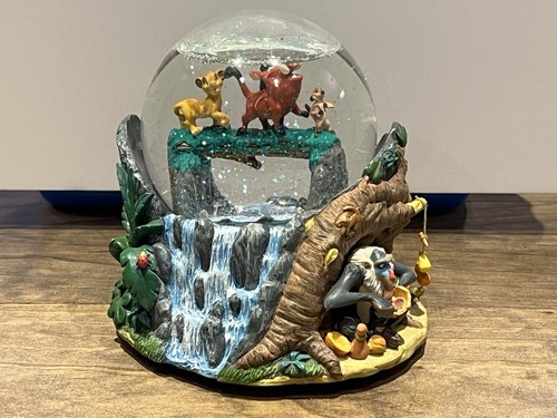 Vtg disney snowglobe lion - vtg,