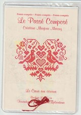 Grille Point de croix Marjorie Massey Le Passé Composé "" LE COEUR AUX OISEAUX "