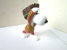 FIGURINE SNOOPY CHEF INDIEN SCHLEICH BULLY PIXI ANNEES 80 NEUVE
