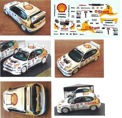 Decals vitesse toyota - 1/43,
