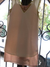 Robe MANOUSH double neuve valeur:249€ T:38 coton écru et rose