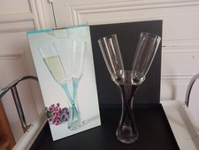 DUO COUPES FLUTES A CHAMPAGNE
