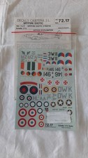 decals carpena spitfire exotics 2eme partie 1/72 reference 72.17