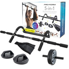 Kit musculation maison 5 en 1 barre de traction Pro-form