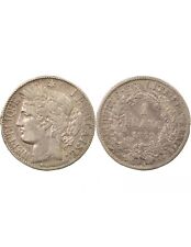 France IIIe République - 1 Franc Cérès Argent - 1872 A Paris
