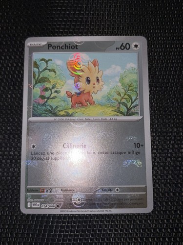 Carte pokémon ponchiot - pokémon,