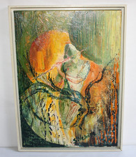 Huile sur toile signée S