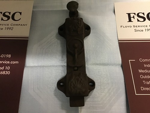 Victorian cast iron door - iron,