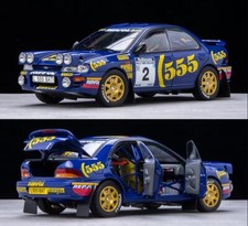 Sunstar 1:18 1955 Subaru Impreza 555 WRC 1994 New Zealand Colin Mcrae Model Car