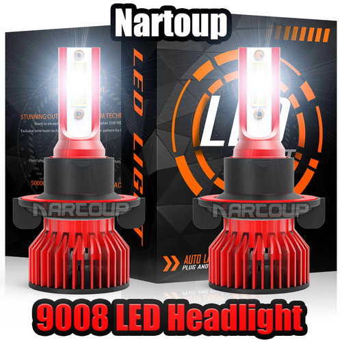 H13 9008 led headlights kit - led,