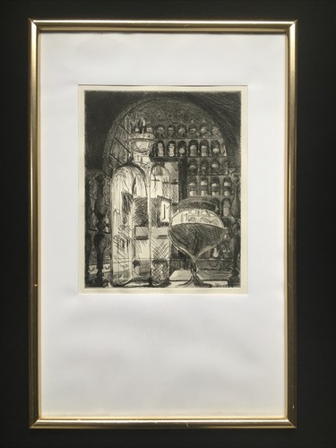 Ancienne gravure noir - ancienne, en