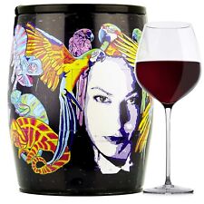 Boîte à vin. Bib’Art Puech Haut. Artiste B. AX