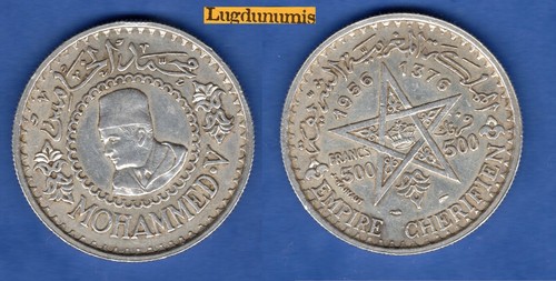 Maroc 500 francs - maroc,