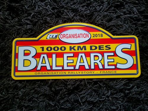 Plaque rallye 1000 des - de,