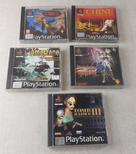 Lot anciens jeux pour console