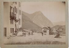 Originale Photo 19 ème - FRANCE - Pralognan - Hôtel du Petit-Mont-Blanc (Savoie)