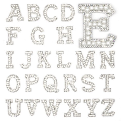 Lettres nacrées vêtements