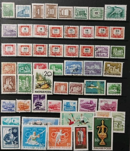 Lot timbres oblitérés - 45,