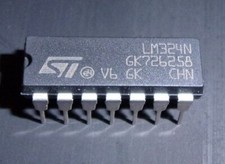 1 x LM324N - Précision Op Amp 1.2MHz PDIP-14