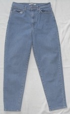 Jeans Femme Levis W28 L27 Taille Haute Taper 28-27 État Très Bon