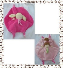 Doudou Plat Rond Rose