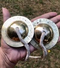 2 Pc X 3 Inch Hand Cymbals Metal Manjira Manjeera Manjire Percussion Instrument